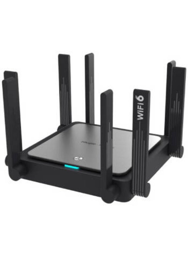 Ruijie RG-EW3200GX PRO Wi-Fi 6 Mesh Router – 3200Mbps Speed, 4×4 MIMO, 8 High-Gain Antennas, Dual-Band, 192 Users, VPN, IPTV Support, Parental Controls, 1 WAN & 4 LAN Ports, Repeater/Router/AP/WISP Modes, IPv6, APP Management, Compact Design | RG-EW3200GX PRO - Image 1